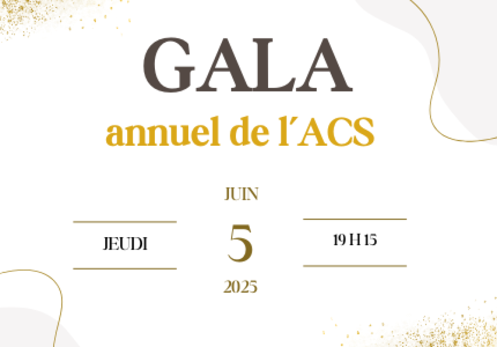 Le Gala de remise de prix approche!